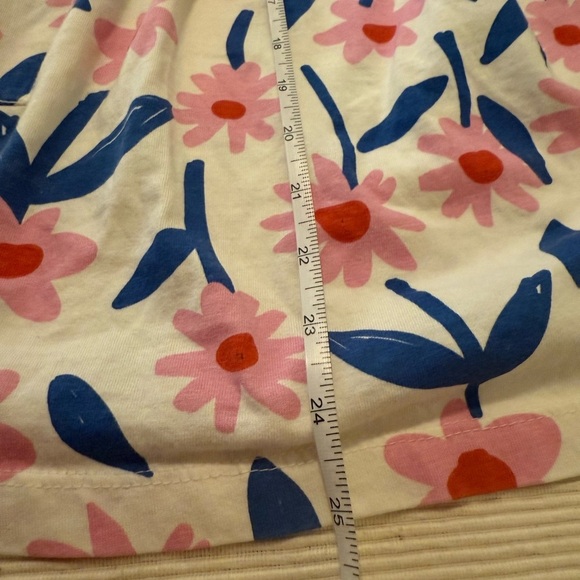 Hanna Andersson Blue Striped and Floral Dress 6/7 - Picture 3 of 6